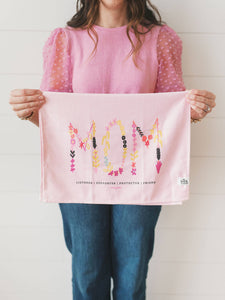 Mom Waffle Tea Towel