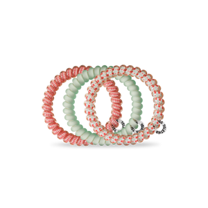 Spiral Hair Coil | Small | Calming Coral