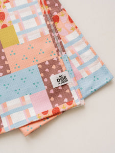 Patchwork Waffle Towel | Microfiber