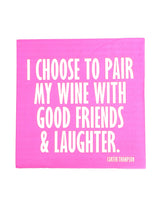 Load image into Gallery viewer, Funny Cocktail Napkins | Pair Wine With Good Friends - 20ct
