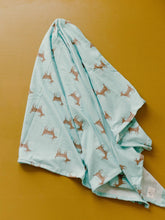 Load image into Gallery viewer, F is for Fawn | Swaddle + Toddler Blanket
