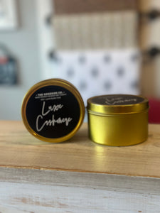 Luxe Cashmere Coconut Soy Candle Tins from Goodside Company