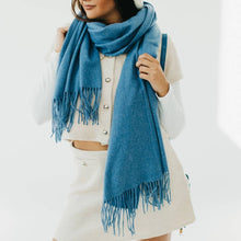 Load image into Gallery viewer, Cozy Cashmere Essential Soft Solid Scarf
