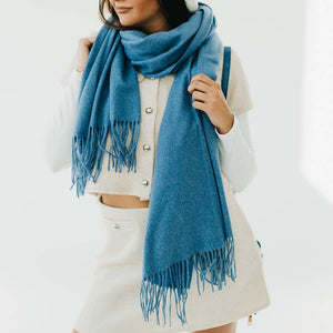 Cozy Cashmere Essential Soft Solid Scarf