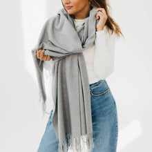 Load image into Gallery viewer, Cozy Cashmere Essential Soft Solid Scarf
