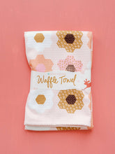 Load image into Gallery viewer, Flower Garden Kitchen Waffle Towel | Microfiber
