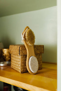 Bamboo Exfoliating Foot Pedicure Tool